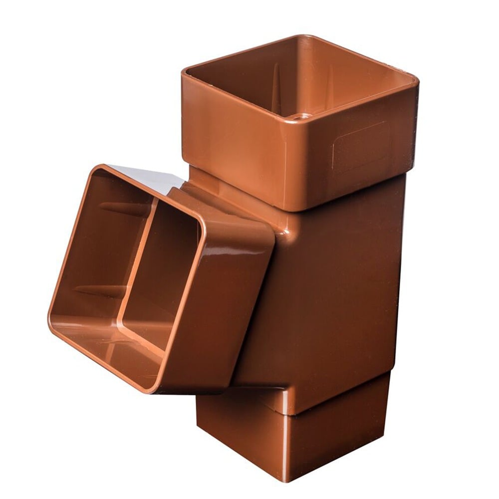 Brown 65mm Square 67.5 Degree Branch Brown 65mm Square 67.5 Degree Branch