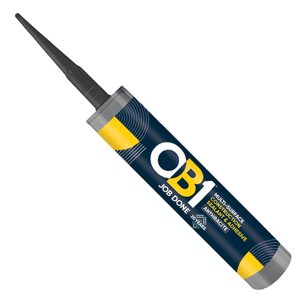 OB1 Multi-Surface Construction Sealant & Adhesive - Anthracite Grey OB1 Multi-Surface Construction Sealant & Adhesive - Anthracite Grey