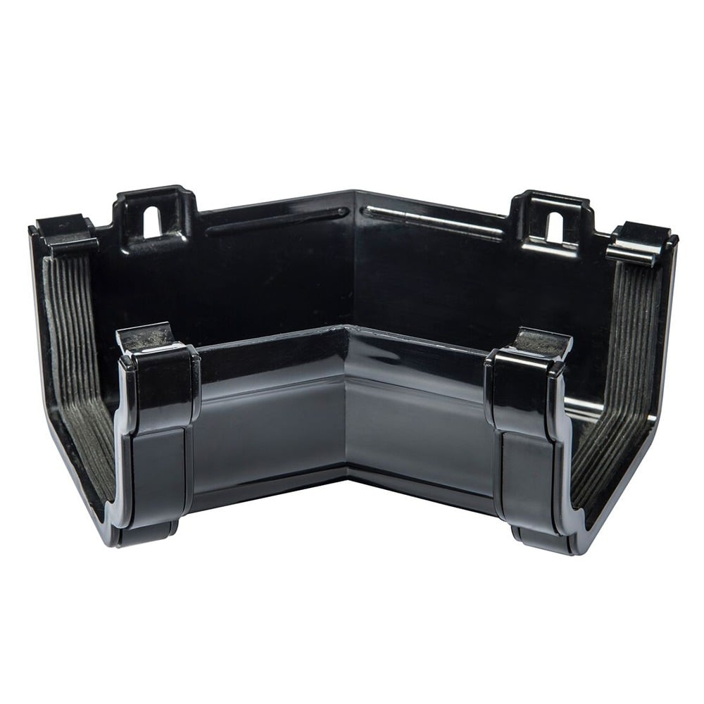 Black 120mm Ogee 135 Degree Internal Angle Black 120mm Ogee 135 Degree Internal Angle
