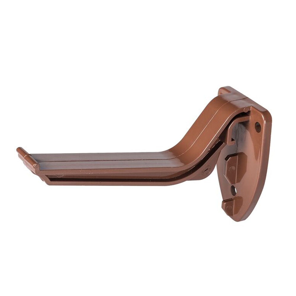 Brown 120mm Ogee Top Hung Gutter Fascia Bracket 