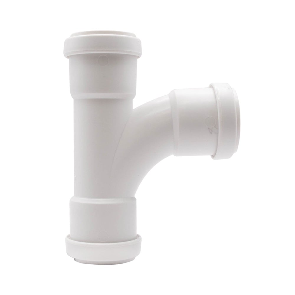 White 32mm Push Fit Triple Socket 88 Degree Swept Branch (Kayflow) White 32mm Push Fit Triple Socket 88 Degree Swept Branch (Kayflow)