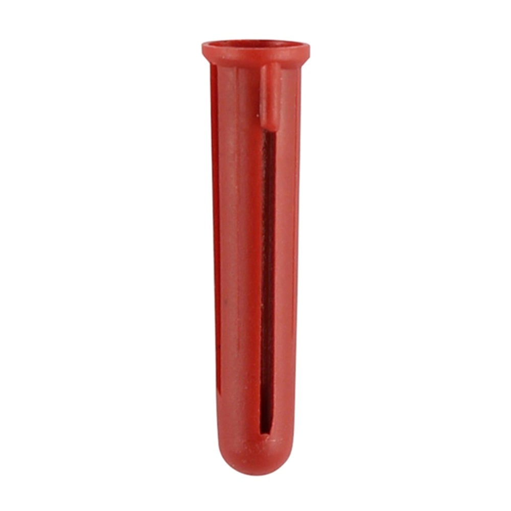 Red 7.5mm Plastic Plugs (7.5mm | 100 per box) Red 7.5mm Plastic Plugs (7.5mm | 100 per box)