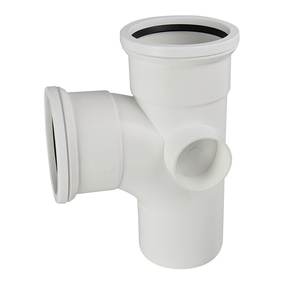 90 Degree Double Socket Soil Branch (White) 90 Degree Double Socket Soil Branch (White)