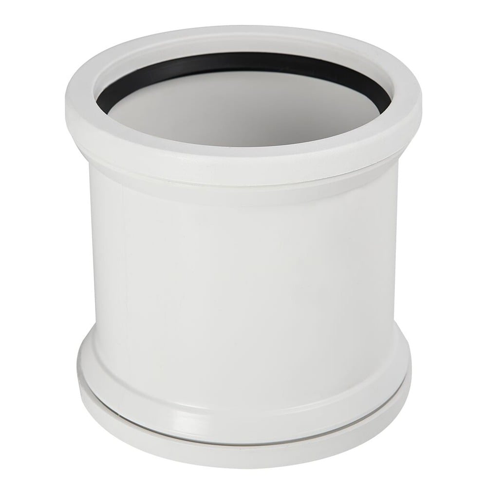 110mm Round Soil Coupler (White) 110mm Round Soil Coupler (White)