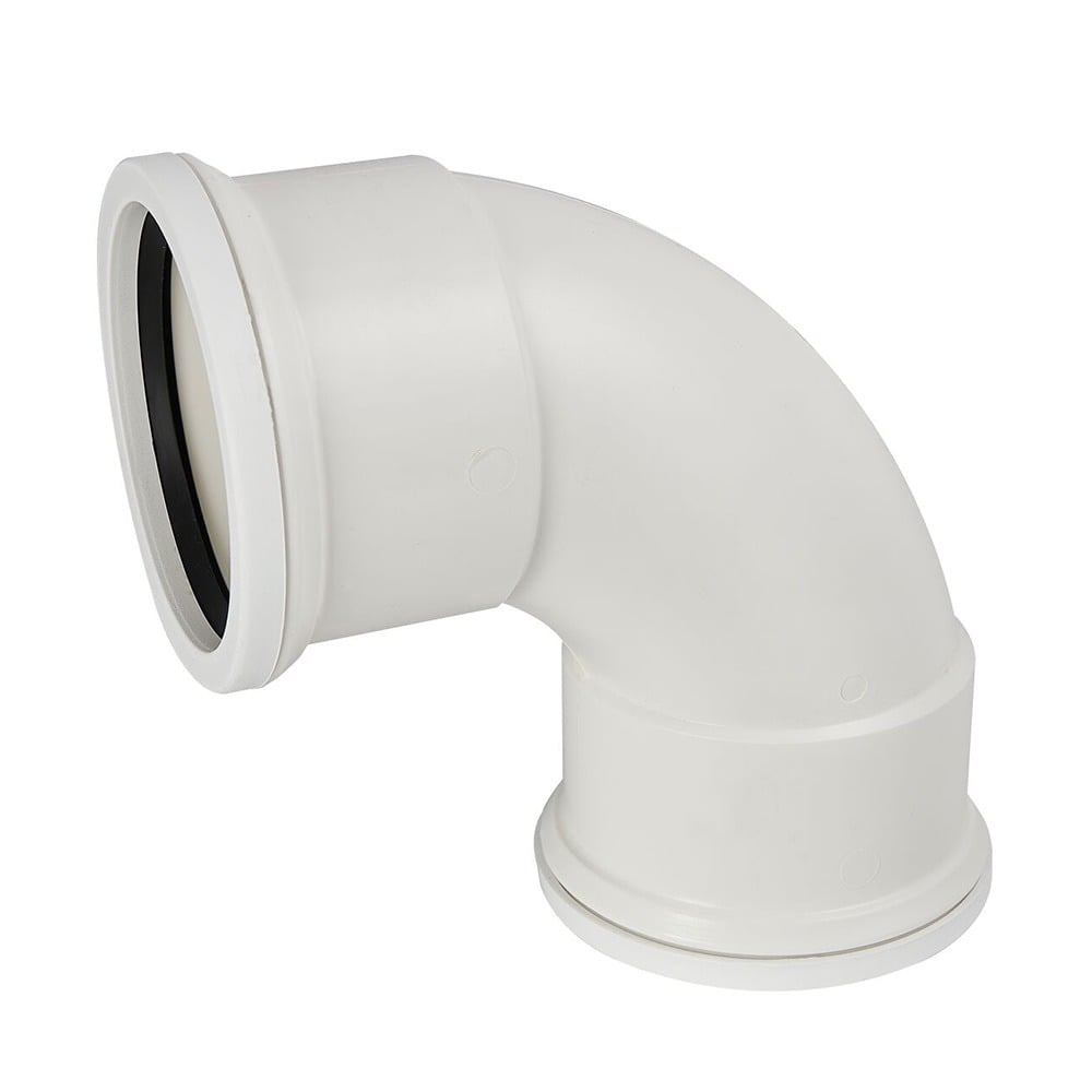 White 90 degree Double Socket Bend White 90 degree Double Socket Bend
