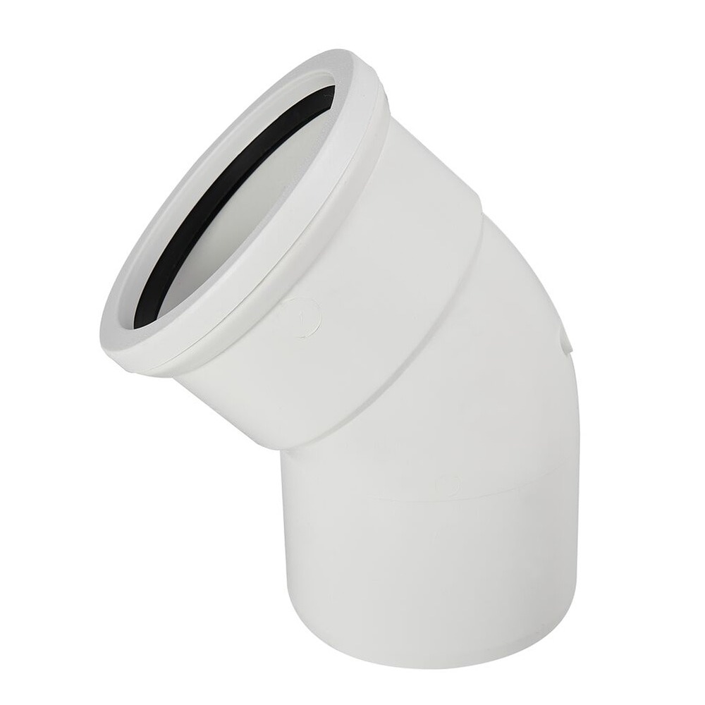 45 Degree Single Socket Soil Bend (White) 45 Degree Single Socket Soil Bend (White)