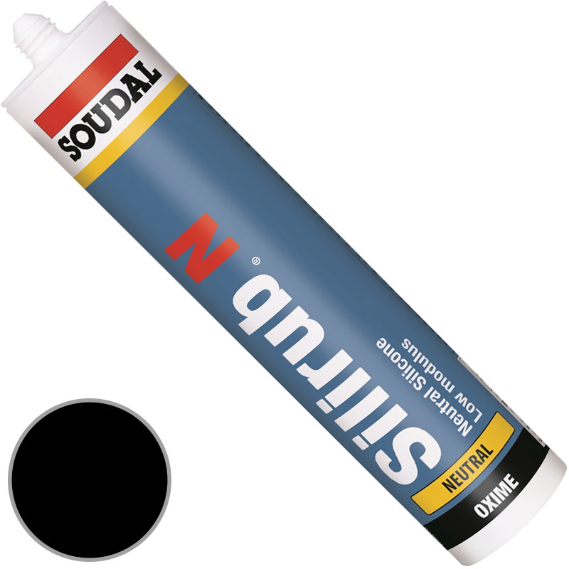 Low Modulus Neutral Odourless Silicone (Black | 300ml) Low Modulus Neutral Odourless Silicone (Black | 300ml)