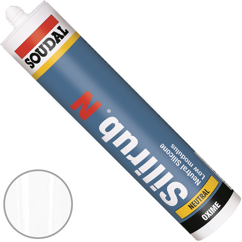 Clear Silirub N Low Modulus Neutral Cure Silicone Sealant (300ml) Clear Silirub N Low Modulus Neutral Cure Silicone Sealant (300ml)