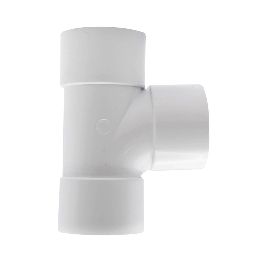 40mm Solvent Weld Triple Socket 88 Degree Swept Branch (White) 40mm Solvent Weld Triple Socket 88 Degree Swept Branch (White)