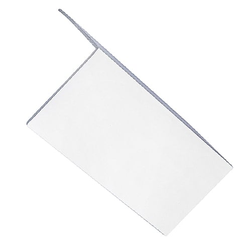 60mm x 60mm Brilliant White Rigid Angle Trim (5m) 60mm x 60mm Brilliant White Rigid Angle Trim (5m)