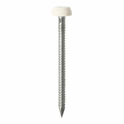 White 40mm Plastic Headed Pins (250) White 40mm Plastic Headed Pins (250)