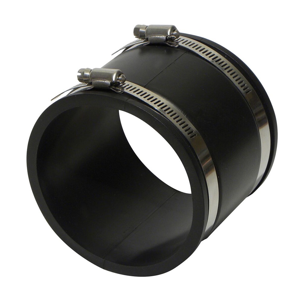 Black 110mm Underground Straight Coupler