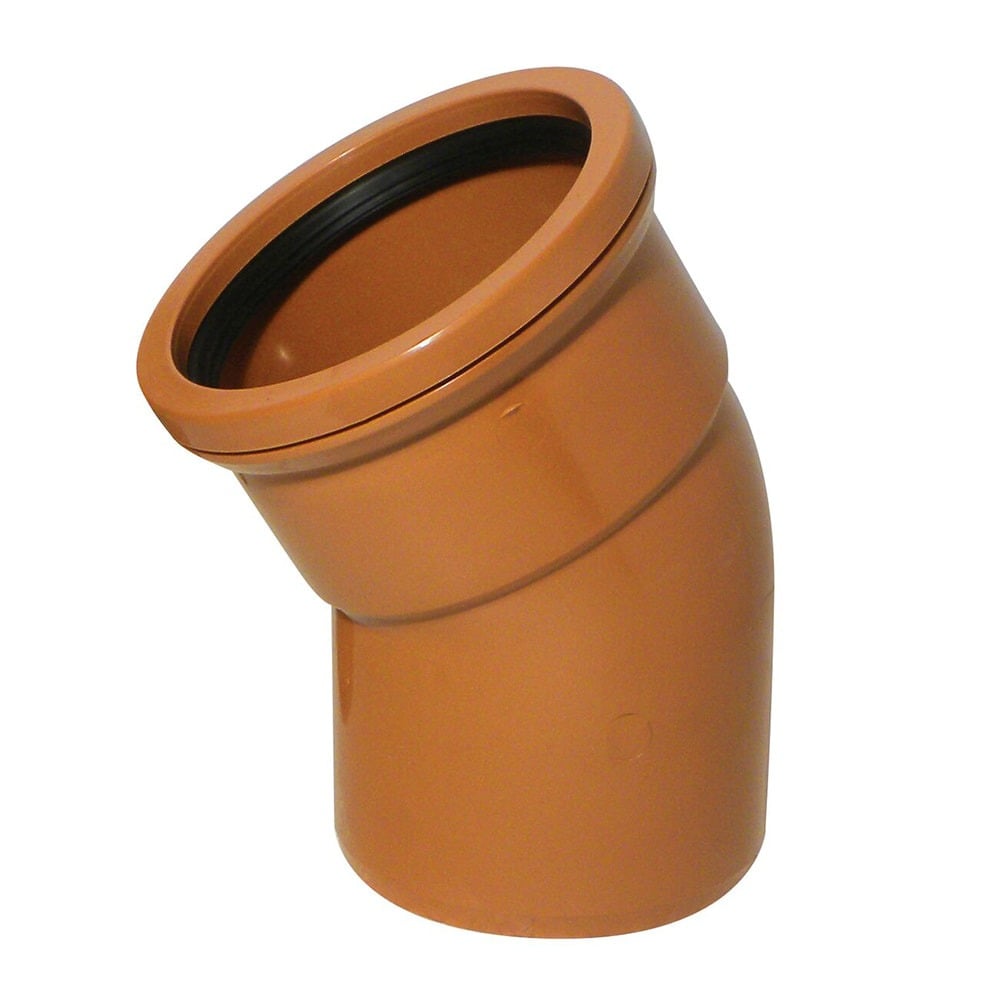 Terracotta 110mm Underground 30 Degree Single Socket Bend Terracotta 110mm Underground 30 Degree Single Socket Bend