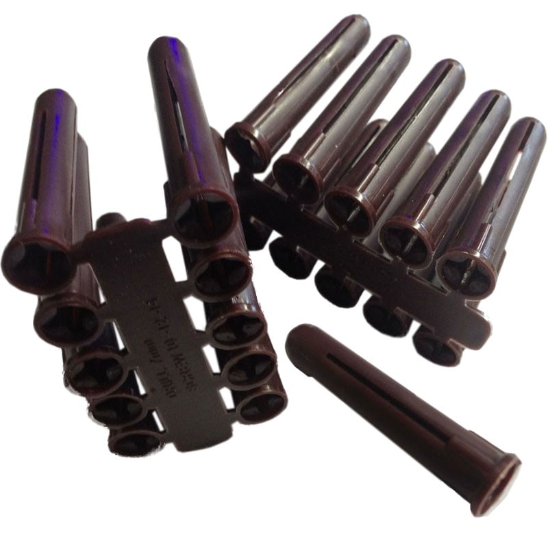 Brown 7mm Rawlplugs (7mm | 100 per box) Brown 7mm Rawlplugs (7mm | 100 per box)