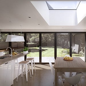 Black Bi-Fold Door