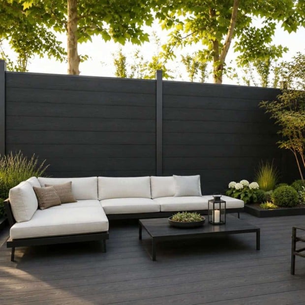 ECODEK FENCING - BLACK