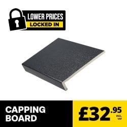 Anthracite Grey Square 9mm x 175mm Fascia Capping Board (5m)
