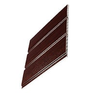 image of a section of Rosewood Woodgrain Soffit Board