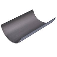 image of Anthracite Grey 112mm Half Round Guttering 