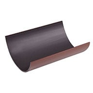 image of Brown 112mm Half Round Guttering 