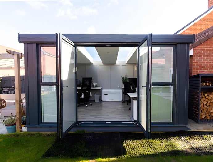 Garden Room with Doors Open Garden Room with Doors Open