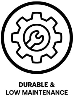 Durable & Low Maintenance